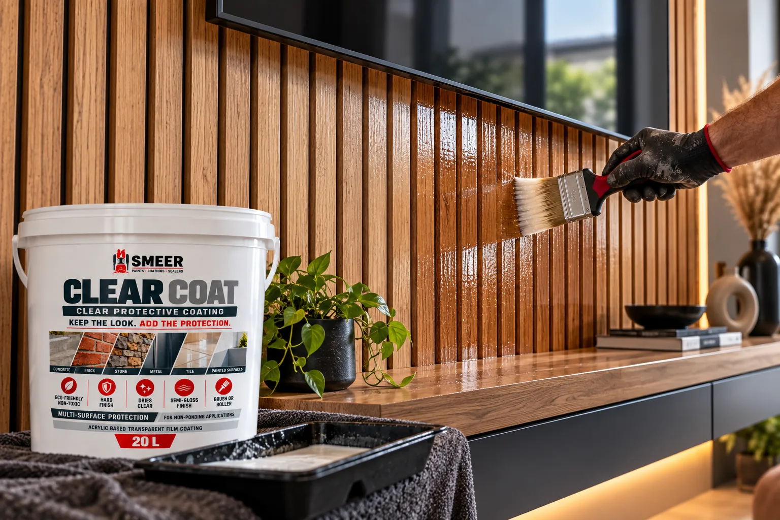 Smeer Clear-Coat-on-Modern-Wood-Slats