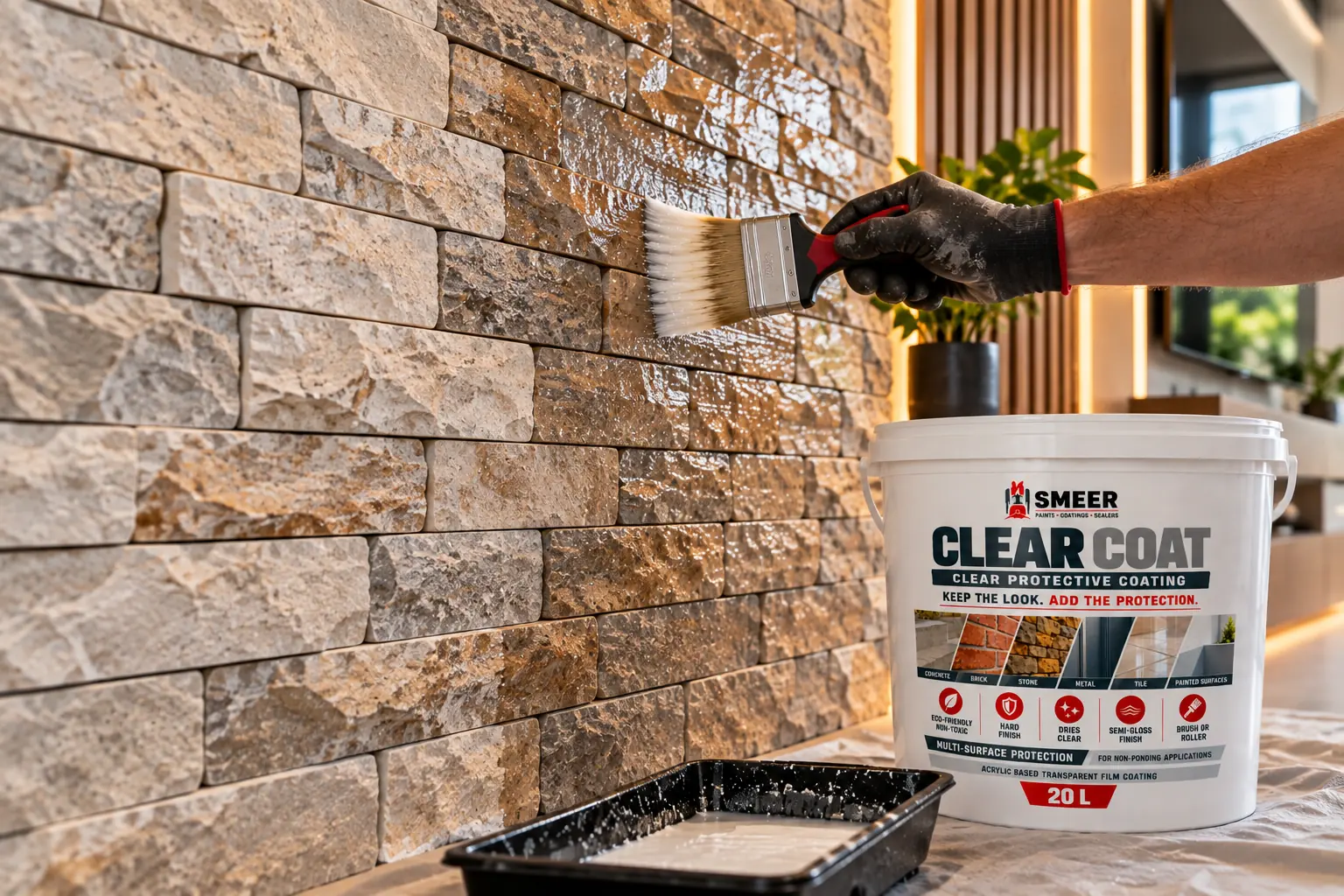 Smeer Glossy-Stone-Wall-Transformation